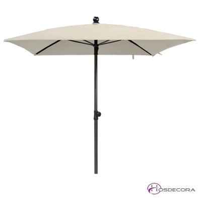 Parasol cuadrado reforzado de acero