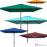 Parasol cuadrado fuerte de gran resistencia