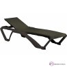 Tumbona Marina color chocolate de RESOL.