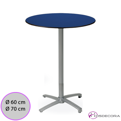 Mesa Alta Abatible Tablero Redondo Compacto
