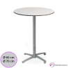 Mesa cafe Abatible Tablero Redondo Compacto