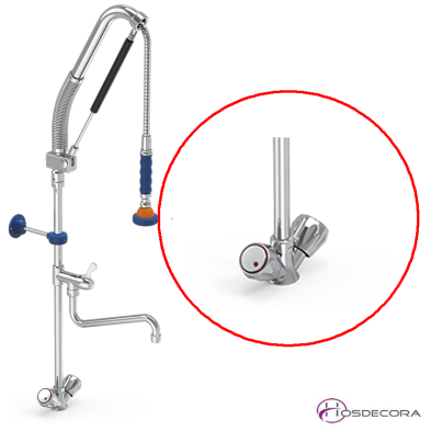 Grifo Ducha Extensible Dos Aguas con Caño 06-463078