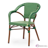 Sillón Parisino verde de terraza