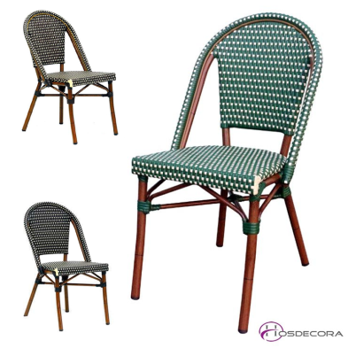 Silla terraza parisina apilable