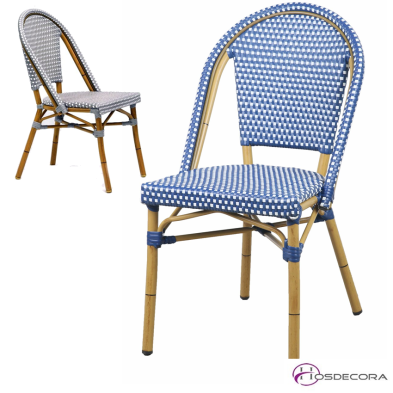 Silla de terraza parisina apilable