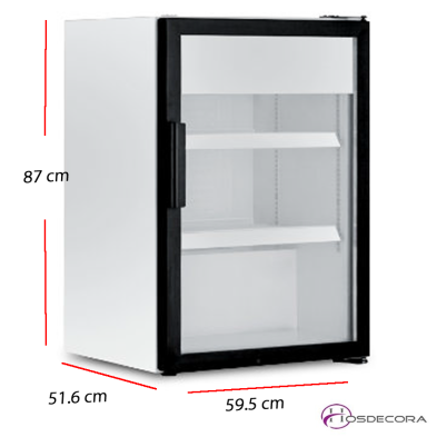 Armario Refrigerado Puerta Doble Cristal
