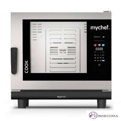 Horno Electrico 6 GN 2/1 Autolimpieza 18.5 Kw. Mychef