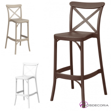 Taburete con Respaldo de Terraza- CAPRISE