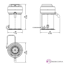 Exprimidor de Naranjas Manual 200 naranjas