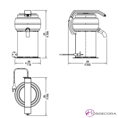 Exprimidor con Palanca Profesional.