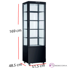 Vitrina Fría 4 Caras vista 250 W 235 L 2