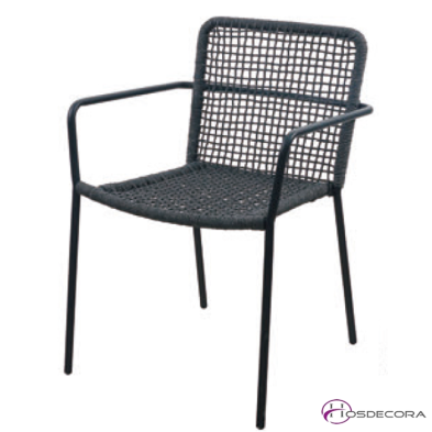 Sillon de Terraza con Brazos Trenzado - SOLO