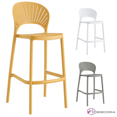 Taburete Terraza con respaldo - ABANI