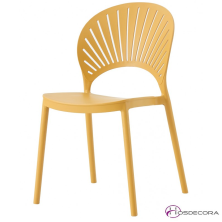 Silla de diseño, apilable, ABANI