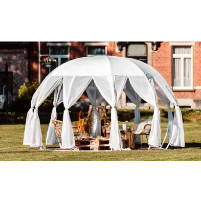 Igloo Carpa de Ø 484 cm Laterales PVC opaco