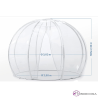 Igloo Carpa de Ø 303 cm Laterales PVC opaco