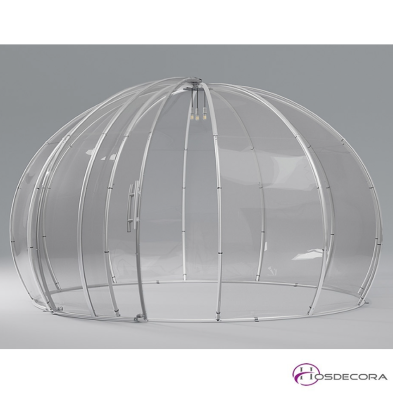 Igloo de cafeterias Laterales de PVC transparente
