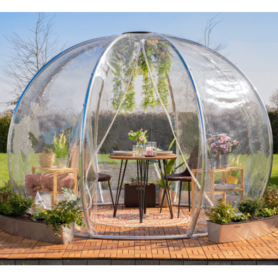 Igloo de cafeterias Laterales de PVC transparente