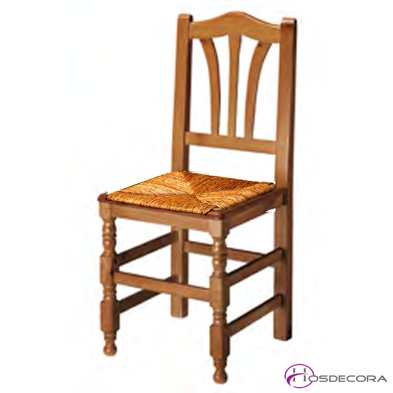 Silla para Bodega en Madera Miel Nogal - CARABANTES