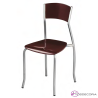 silla de bar asiento madera gines m155
