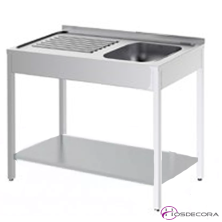 Fregadero económico para barra de bar.