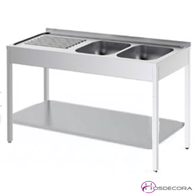 Fregadero ECO de barra 2 Cubas-Escurridor