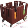 Carro de transporte 400 Platos Ajustable
