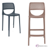 Taburete de terraza apilable para bar AYAMONTE
