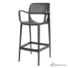Taburete alto con reposabrazos para mesa de terraza MOGUER
