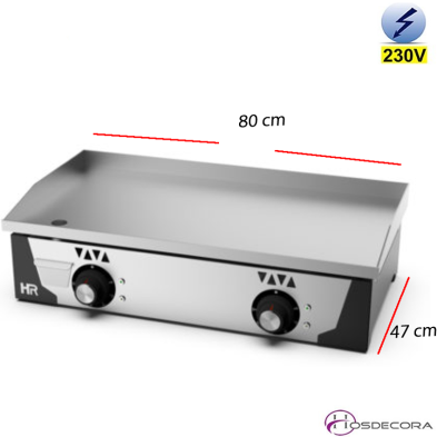 Plancha Electrica Acero Rectificado Duro 5 Kw- PLCE8100RT