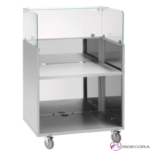 Mueble de Servico en acero 80 x 60 x 122.5 cm 95-107301