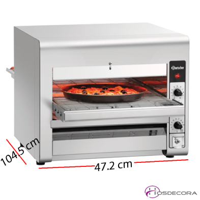 Horno de Cinta para Pizzas Ø 32 cm Electrico 95-2002203