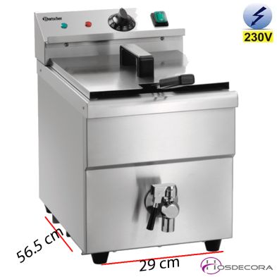 Freidora Induccion 8 Litros 3.5 Kw 95-165118