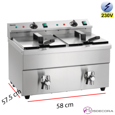 Freidora doble cuba de inducción 165119