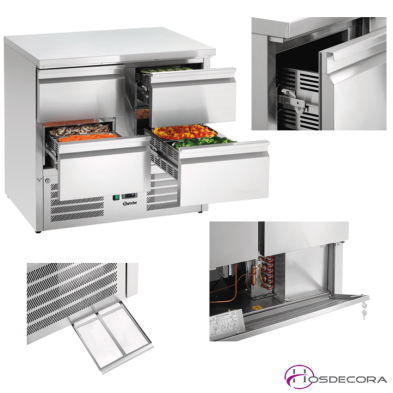 Mesa Fria 4 Cajones Fondo 70 cm GN1/1 95-200282