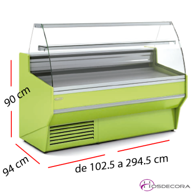 Vitrina Fría Curvo- Reserva Ventilada 14-VE-9-10-C+