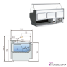 Expositor Refrigerado para exponer pasteles, y embutidos