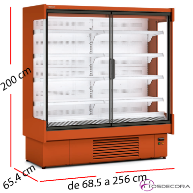Mural supermercado  para autoservicio sin puertas DS0 06 M2