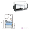 Vitrina de embutidos refrigerada con reserva. VE-9-10-RC