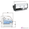 Vitrina Carnicera Cuvo -Reserva Fondo121 cm -14-VE-12-10-C-TF