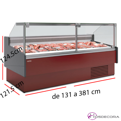 Vitrina de carniceria para supermercados VE-12-10-RRTF