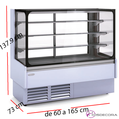 Vitrina expositora lacteos y pasteles VV-6-6-R