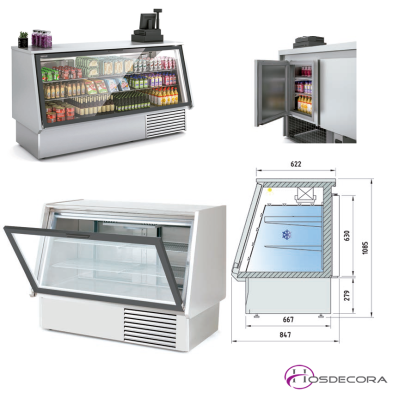 Mostrador Refrigerado con Exposición 14-VCC-9-13+