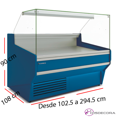 Vitrina refrigerada para carnes y embutidos CVE-10-13-RR-TF
