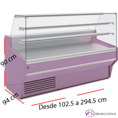 Vitrina Fría Recta-Reserva Fondo 94 cm 13-CCVEP-9-10-RR