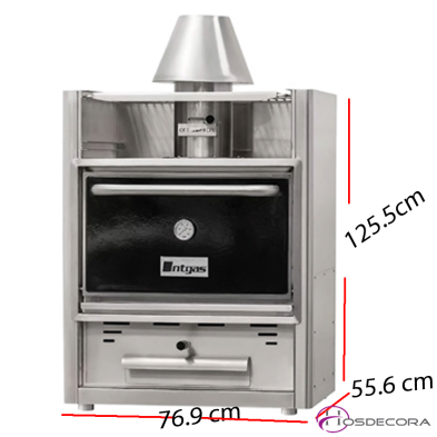 Horno de carbón vegetal único y robusto -HC50