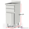 Mueble de acero inox para instalación de cafetera. 13-MCC-50-C