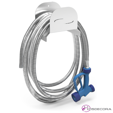 Grifo mangera con soporte inox 064022