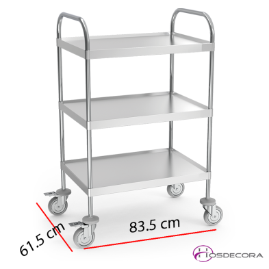 Carro auxiliar multifuncional para instrumental o de servicio  06-076010