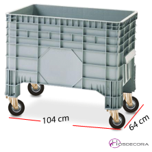 Contenedor para Transporte 104x64x82.5 cm. 06-481080